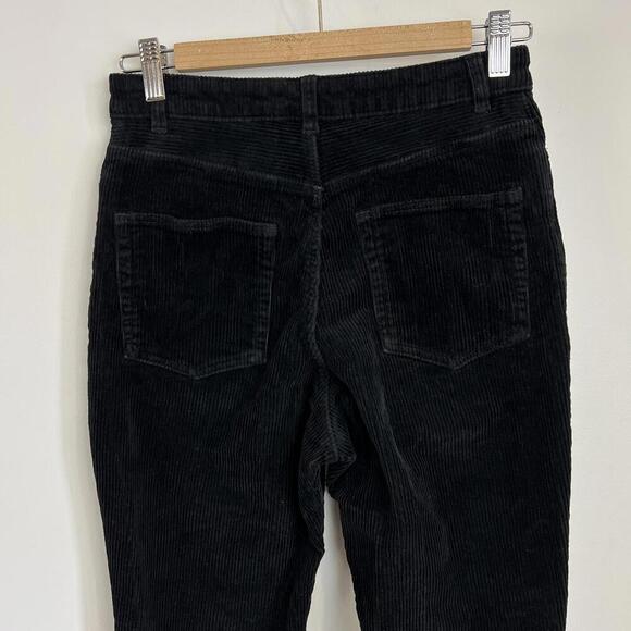 Monki Women's Size 36 EU 6 or 8 US Black Corduroy Ankle Length Pants - Picture 7 of 14